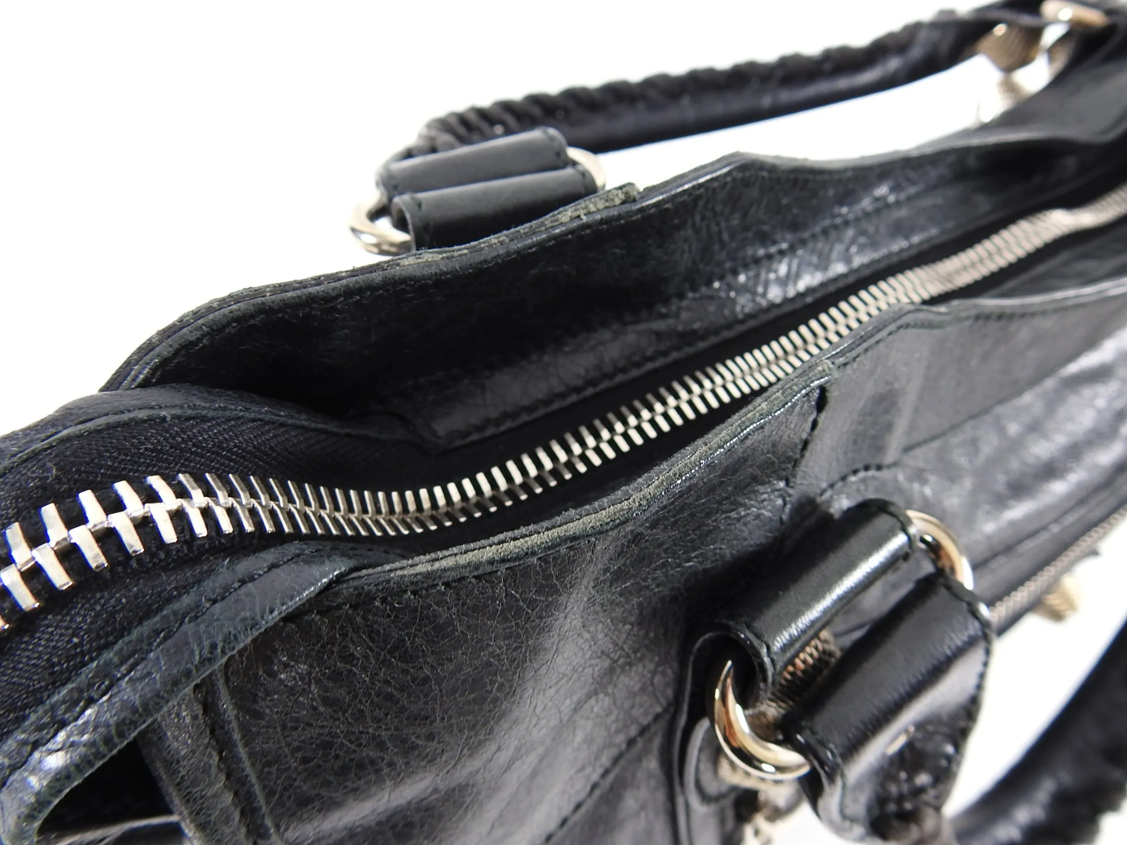Balenciaga City Bag Black Giant 21 Silver Hardware