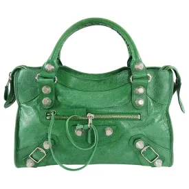 Balenciaga Green Motocross Giant 21 City Bag