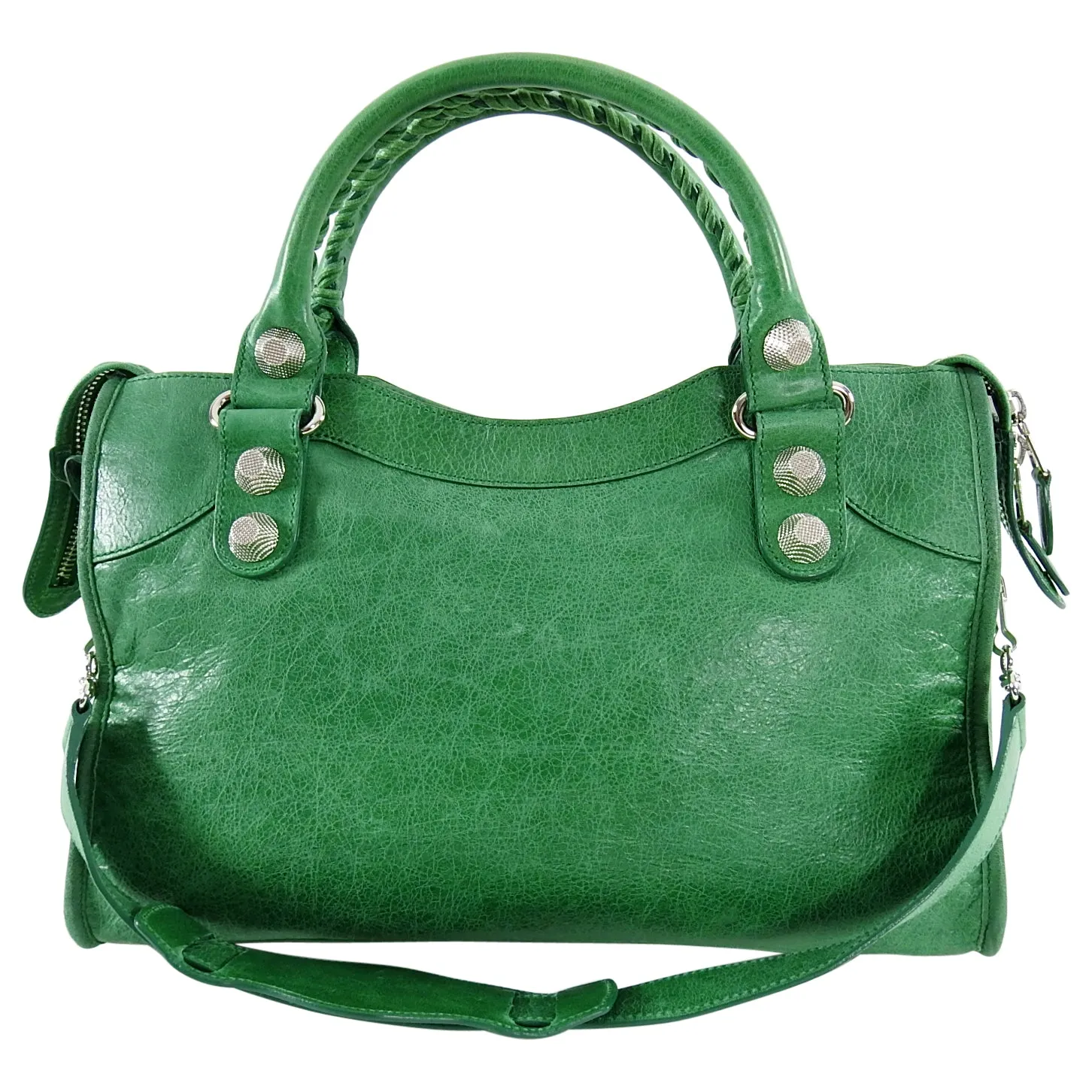 Balenciaga Green Motocross Giant 21 City Bag
