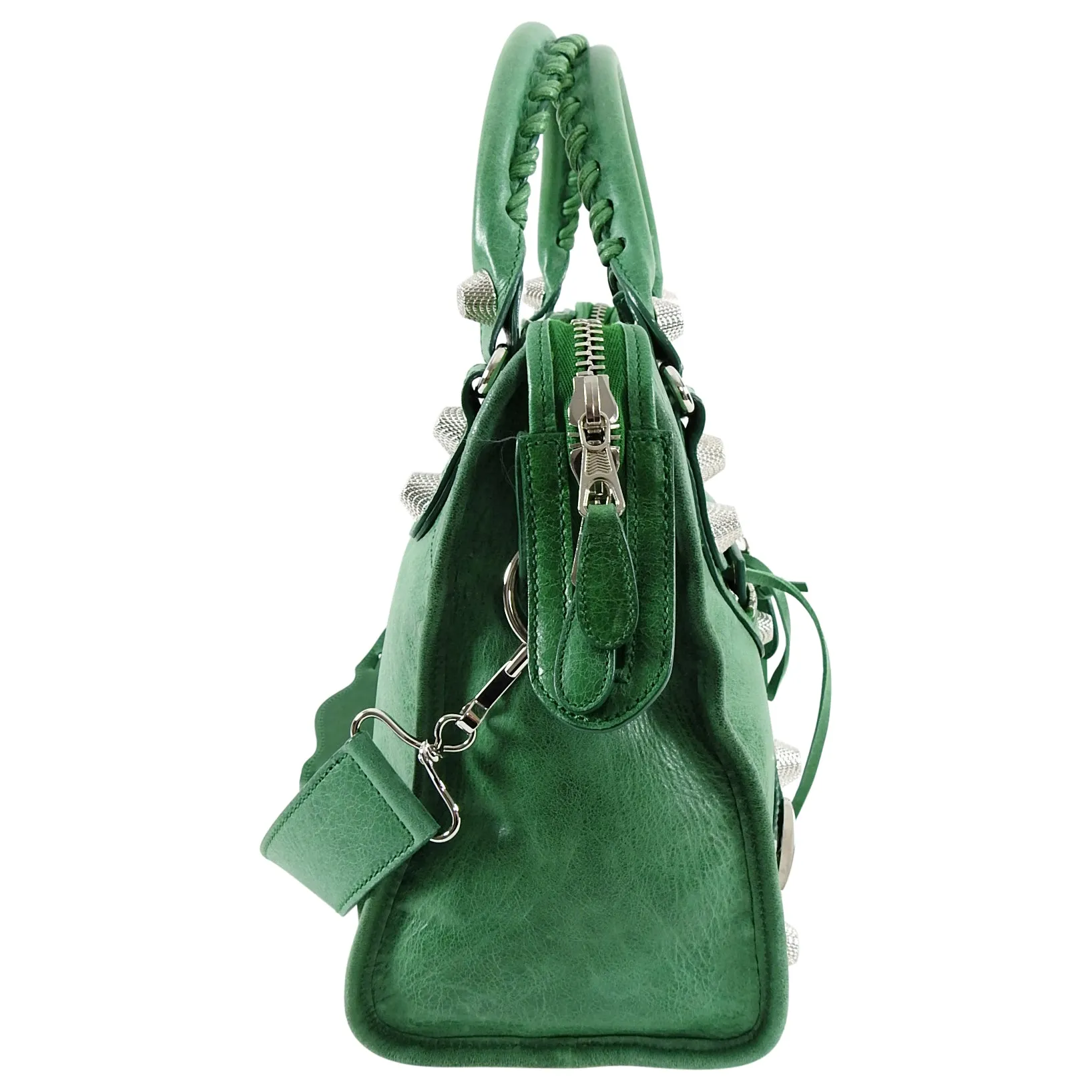 Balenciaga Green Motocross Giant 21 City Bag