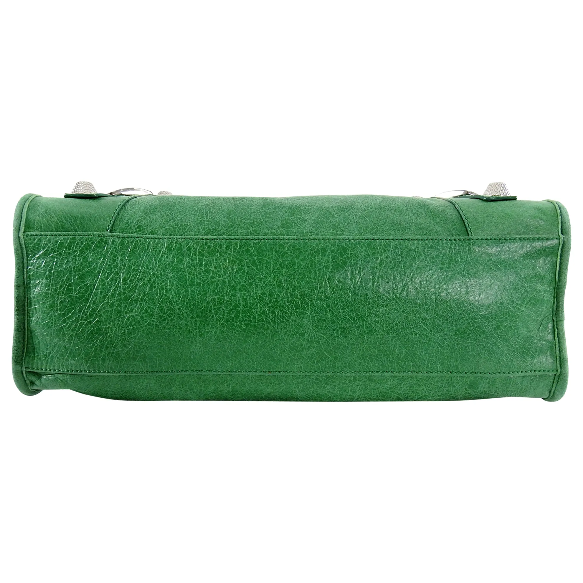 Balenciaga Green Motocross Giant 21 City Bag