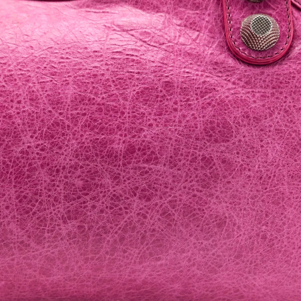 Balenciaga Sorbet Agneau Silver Giant 21 City Bag