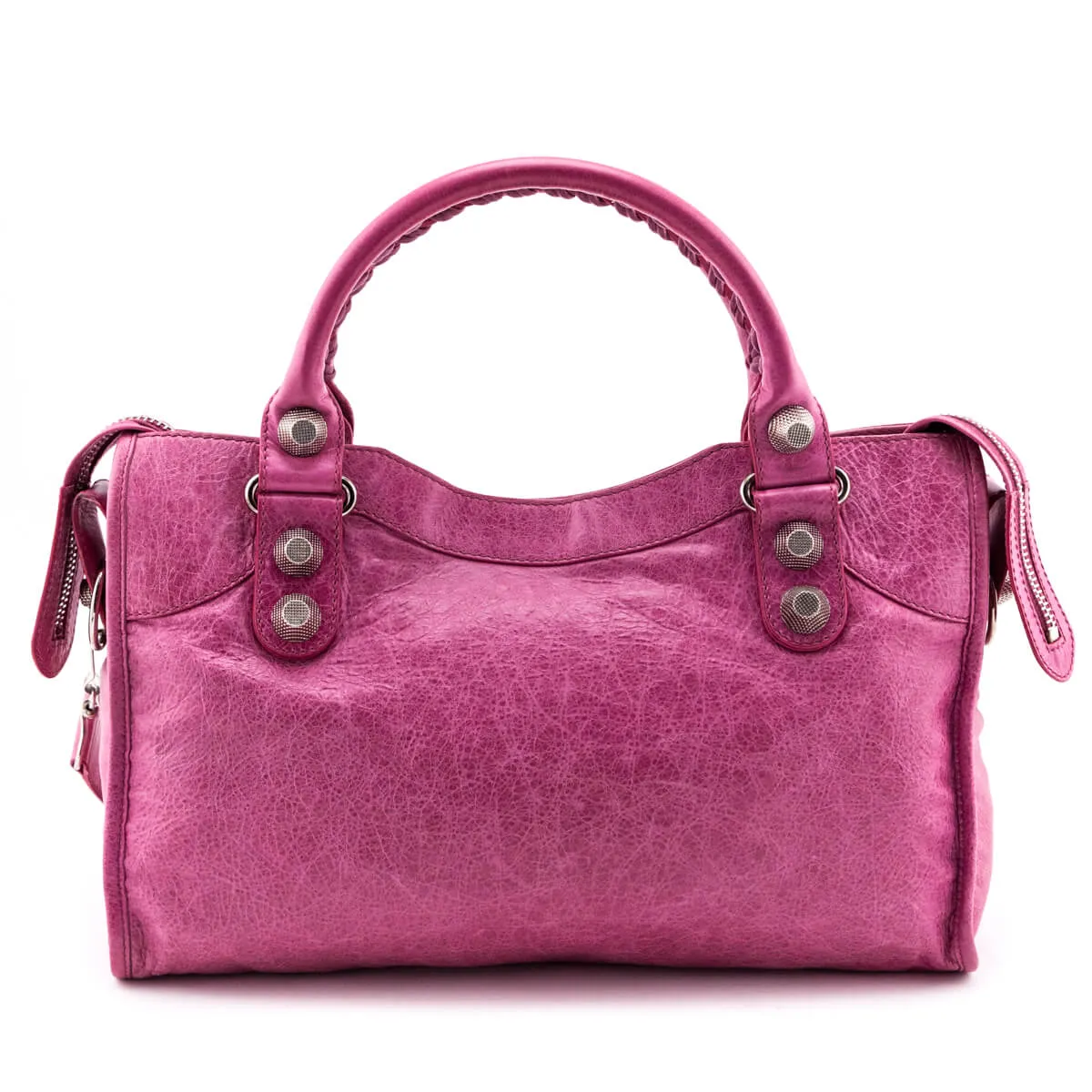 Balenciaga Sorbet Agneau Silver Giant 21 City Bag