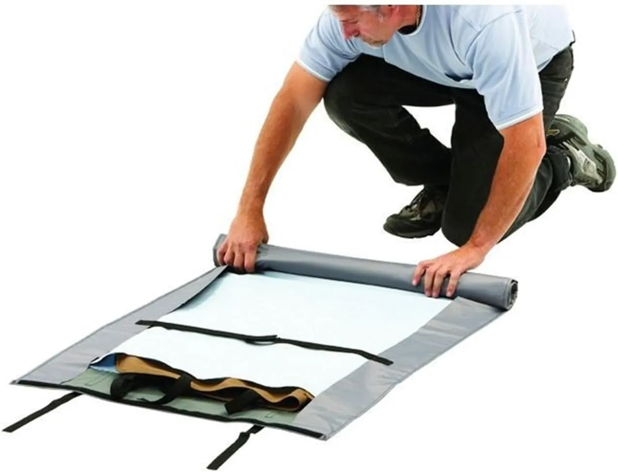 Bestop 4281009 Charcoal Window Storage Duffle for 1976-2018 CJ7 & Wrangler JK - 2-Door & 4-Door