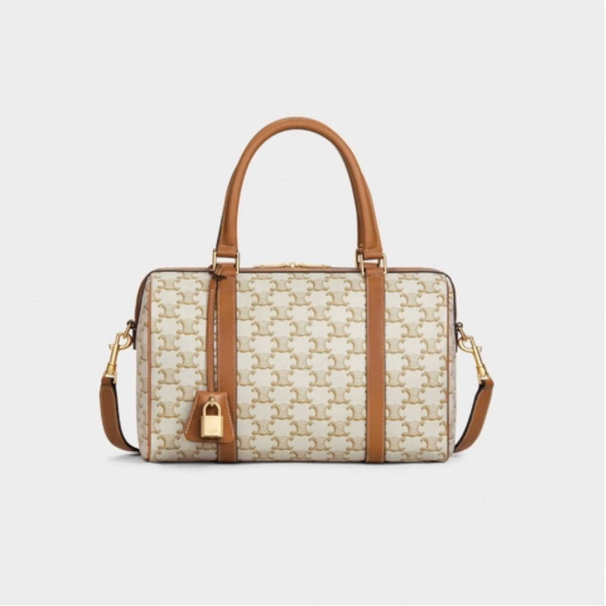 BOSTON BAG IN TRIOMPHE