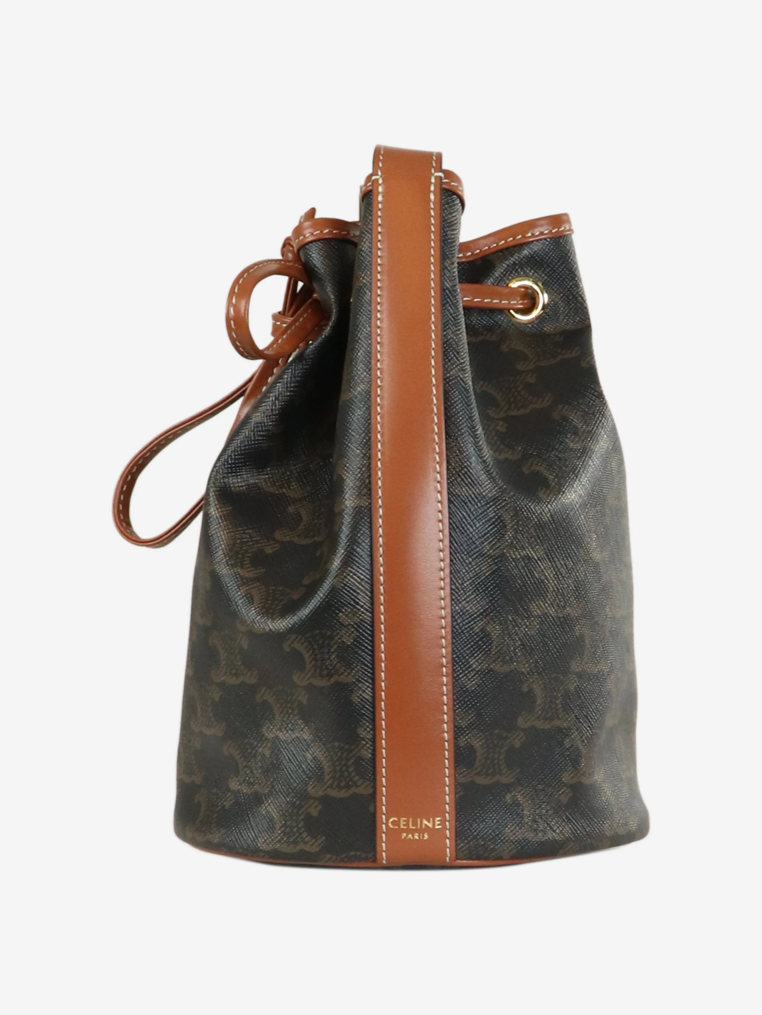 Brown Clara bucket bag