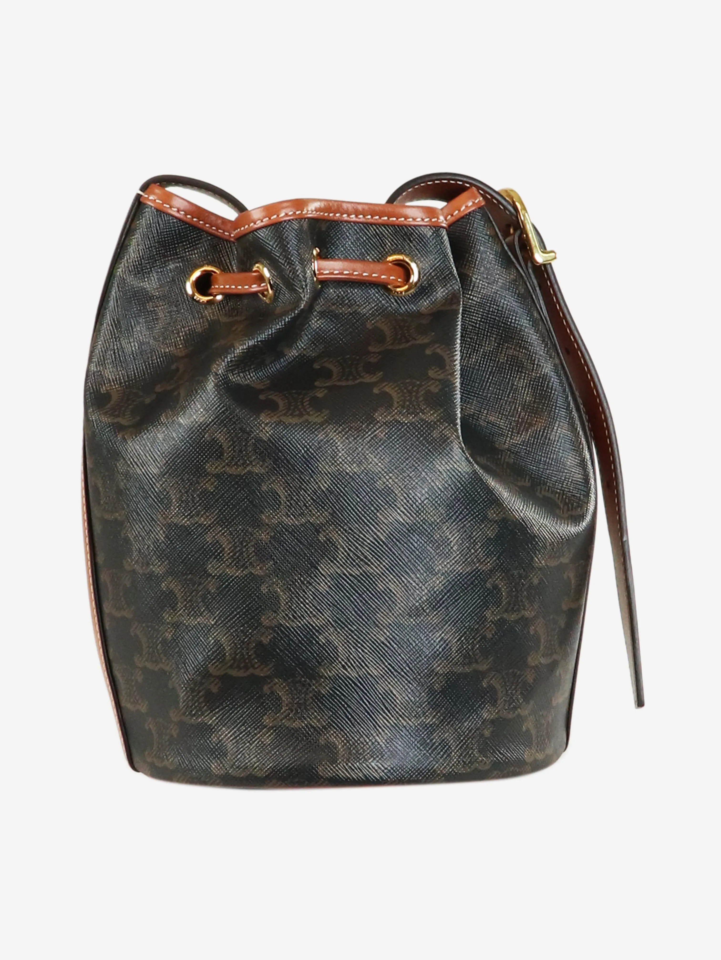 Brown Clara bucket bag