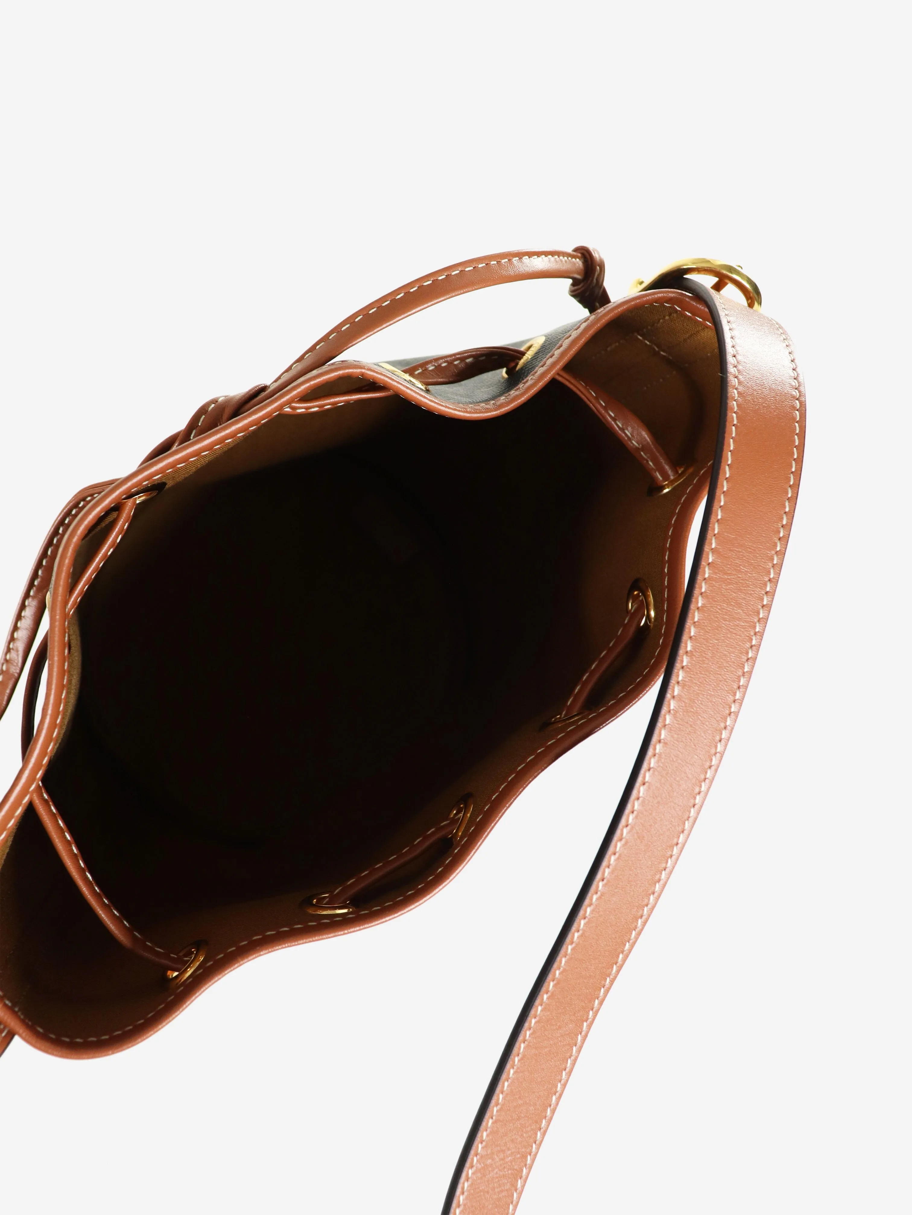 Brown Clara bucket bag