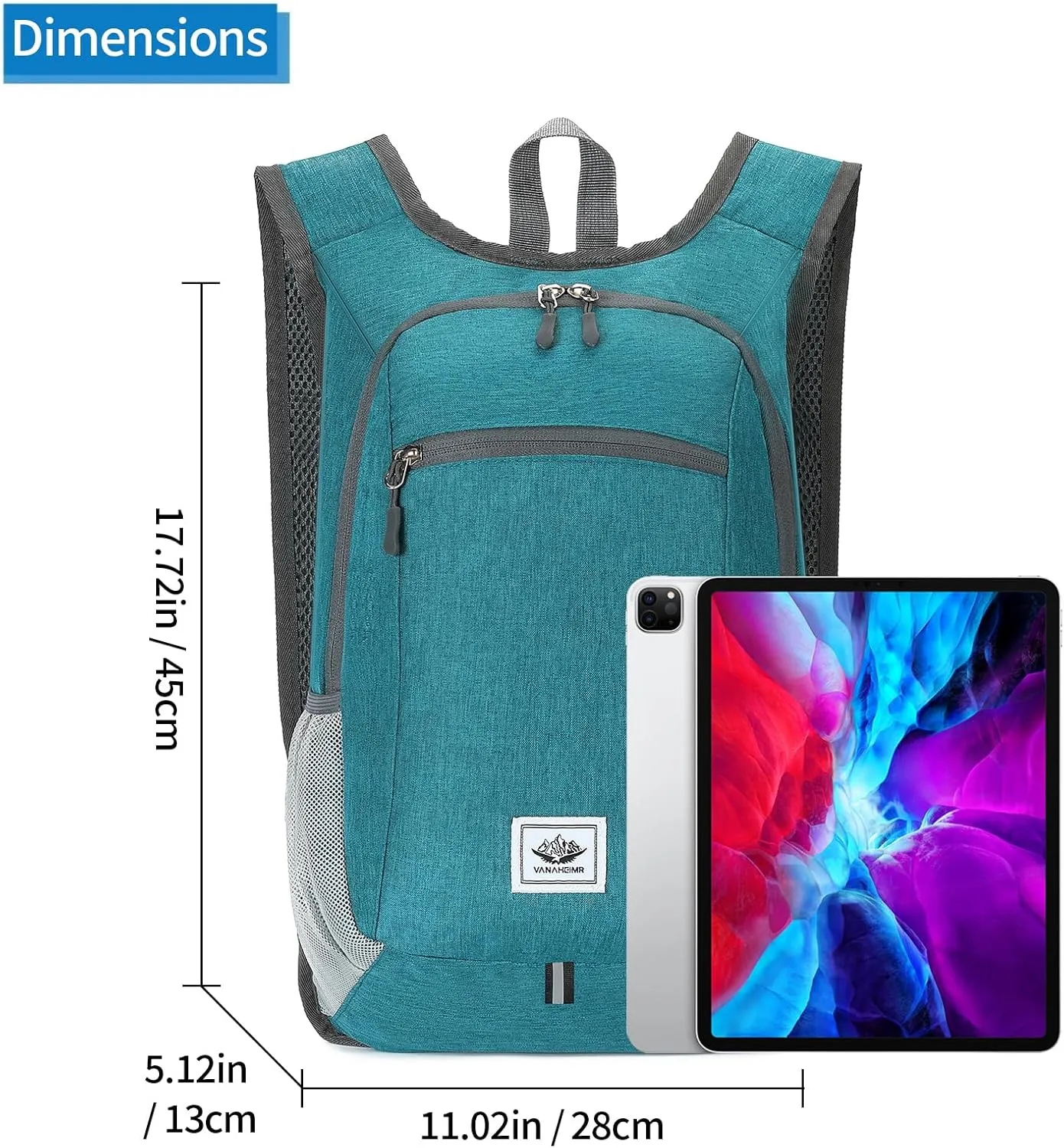 Camping Hiking Backpack Waterproof Shoulder Bag Lightweight Packable Outdoor Travel Cycling Daypack