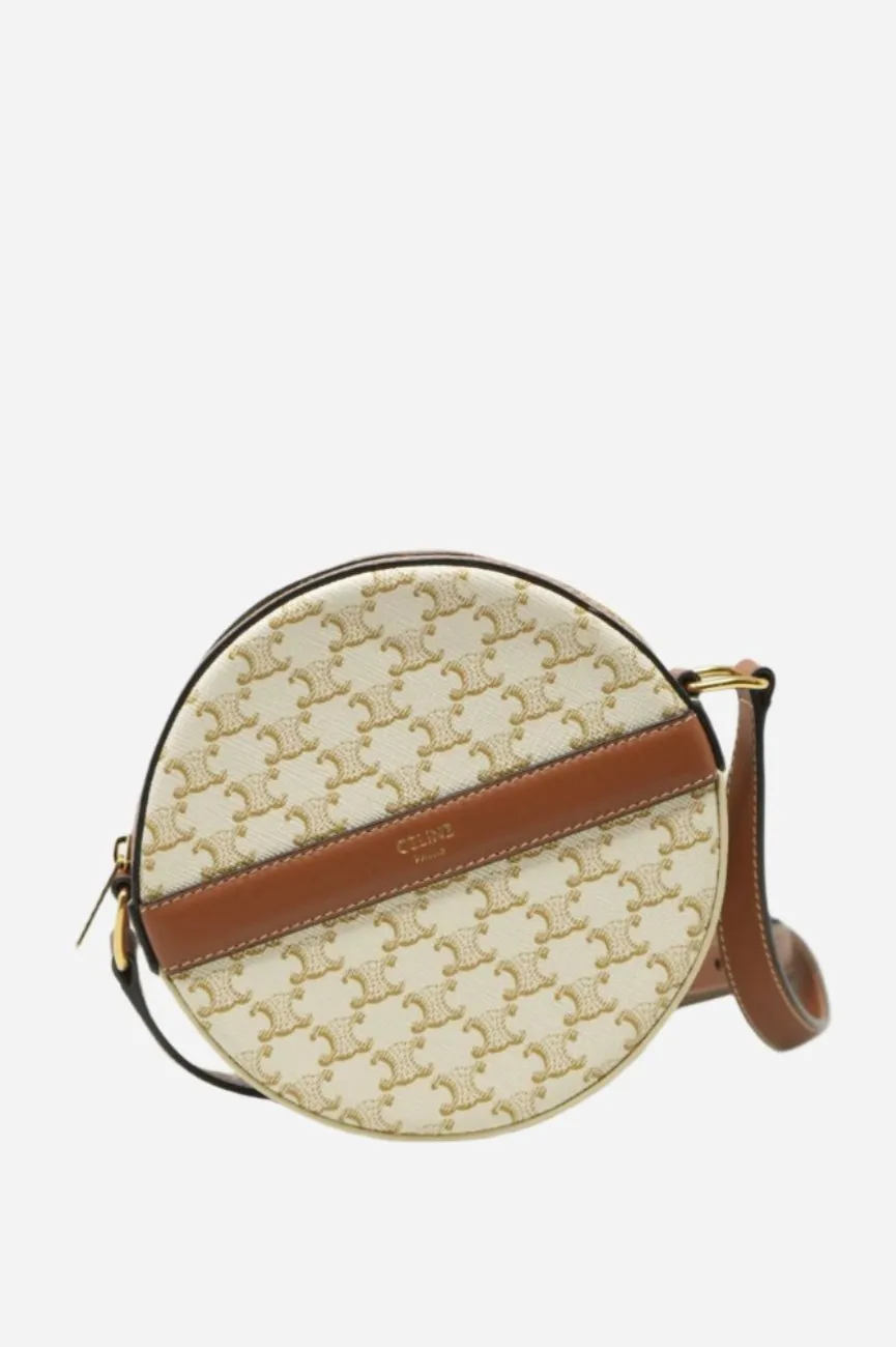 Celine Triomphe Round Crossbody