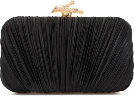 Clutch Purses for Women Evening Bag Pleated Clutch Bag with Chain for Wedding Party