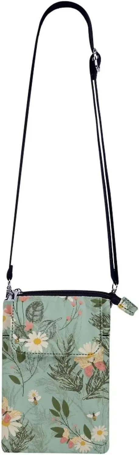 Crossbody Messenger Bag for Women Small Sling Bag Canvas Shoulder Bag Wallet Purse