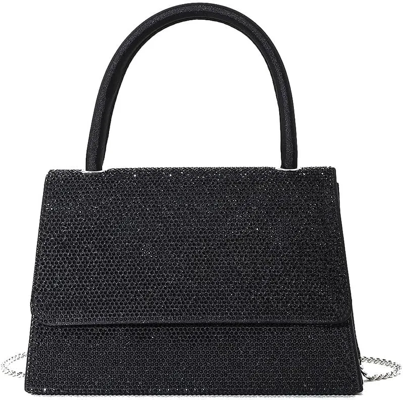 Crystal Women Handbags Ladies Purses Top-Handle Tote Handbag Rhinestones Evening Bags for Women Wedding Glitter Purse