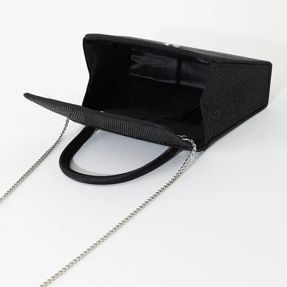 Crystal Women Handbags Ladies Purses Top-Handle Tote Handbag Rhinestones Evening Bags for Women Wedding Glitter Purse