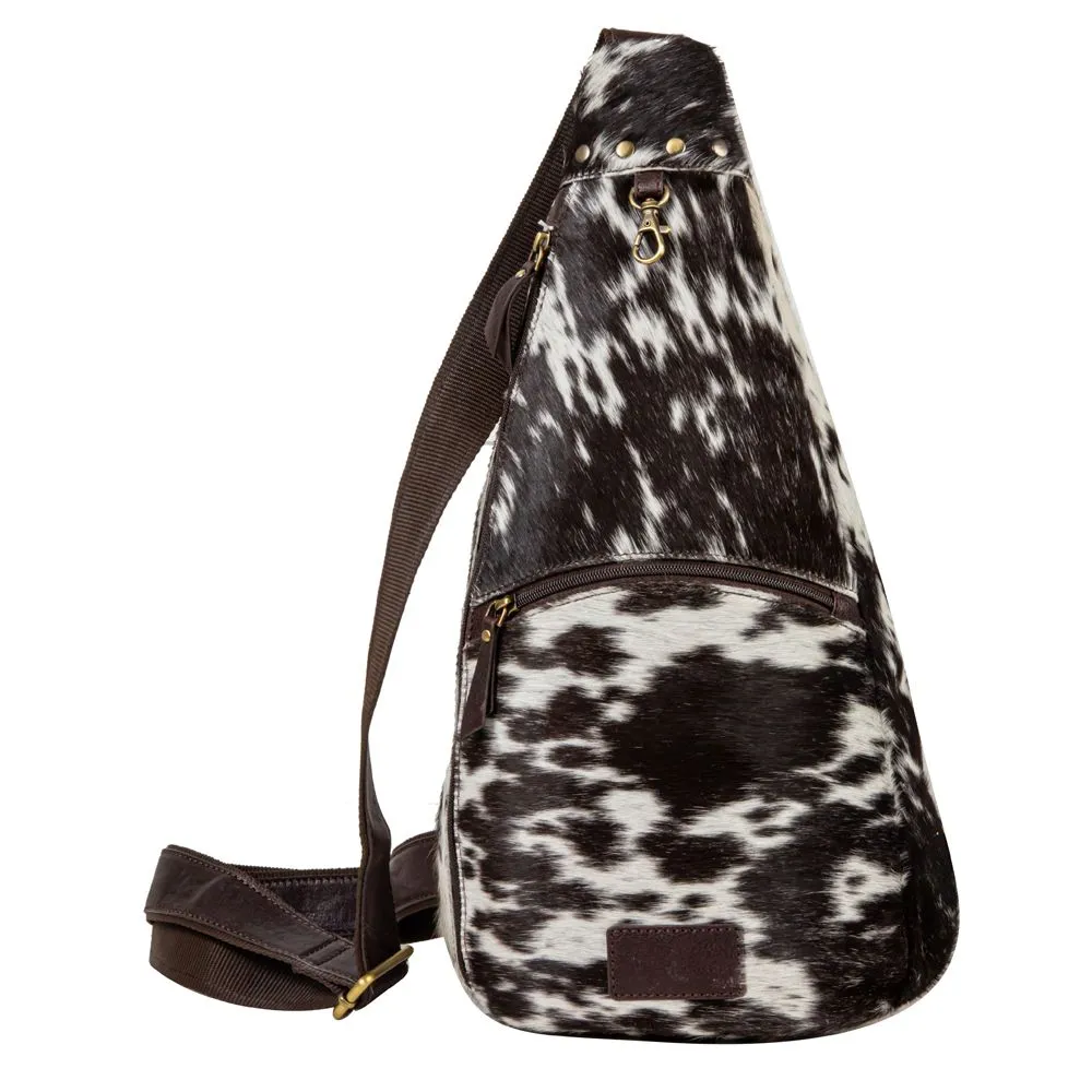Cullom Trail Black Leather Sling