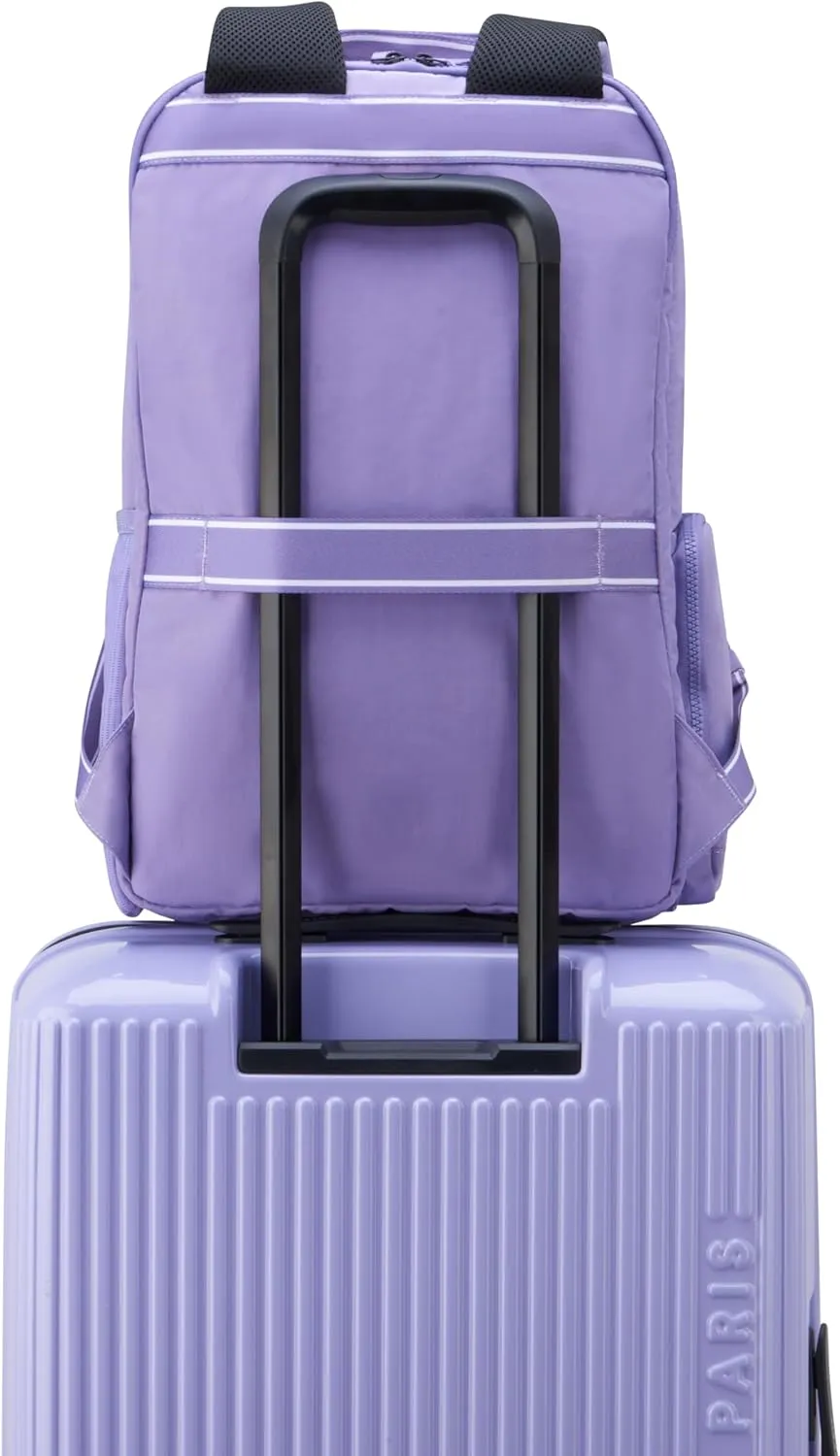 florence by mills Carefree Carry Laptop Travel Backpack, Lavender