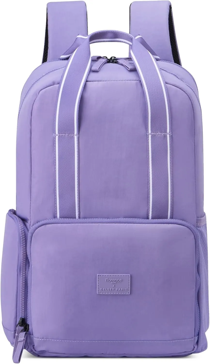 florence by mills Carefree Carry Laptop Travel Backpack, Lavender