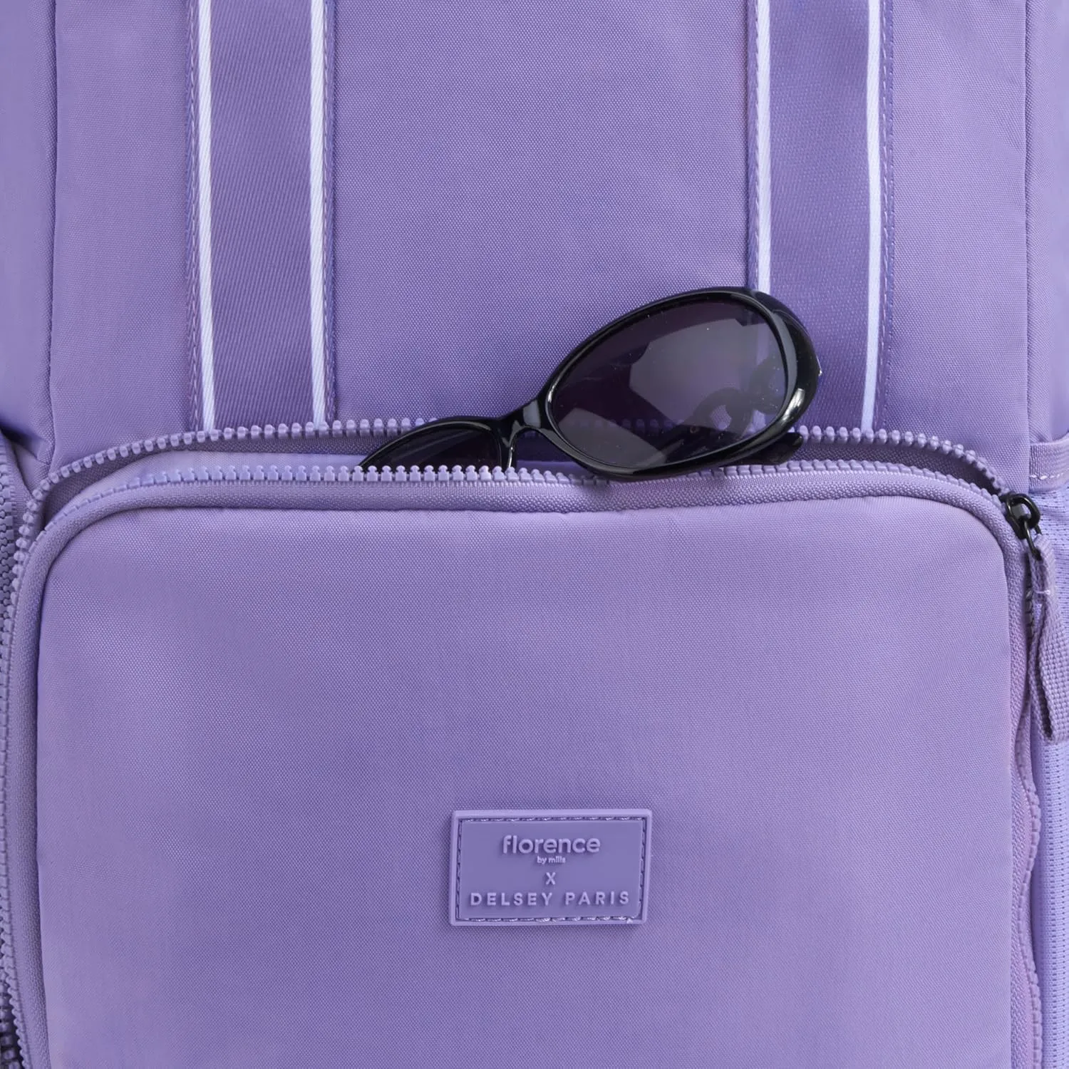 florence by mills Carefree Carry Laptop Travel Backpack, Lavender