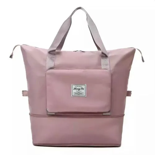 Folding Travel Duffle Bag  - Expandable Large Capacity