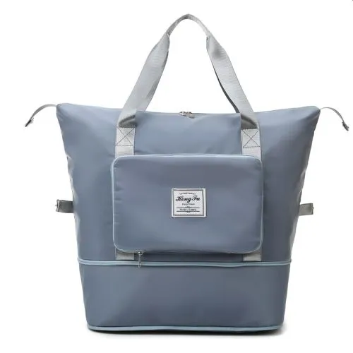 Folding Travel Duffle Bag  - Expandable Large Capacity