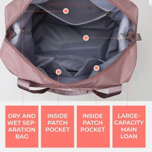 Folding Travel Duffle Bag  - Expandable Large Capacity