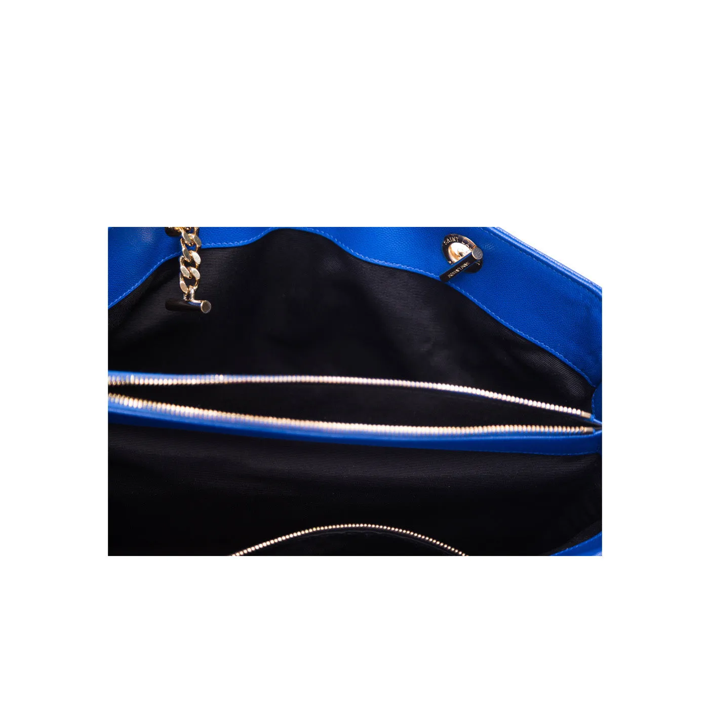 Grained Matelasse Leather Tote