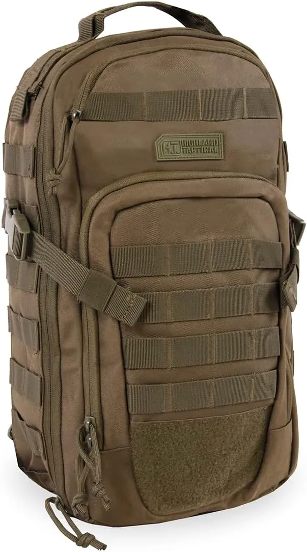 Highland Tactical Tactical Sling Bag, Dark Green