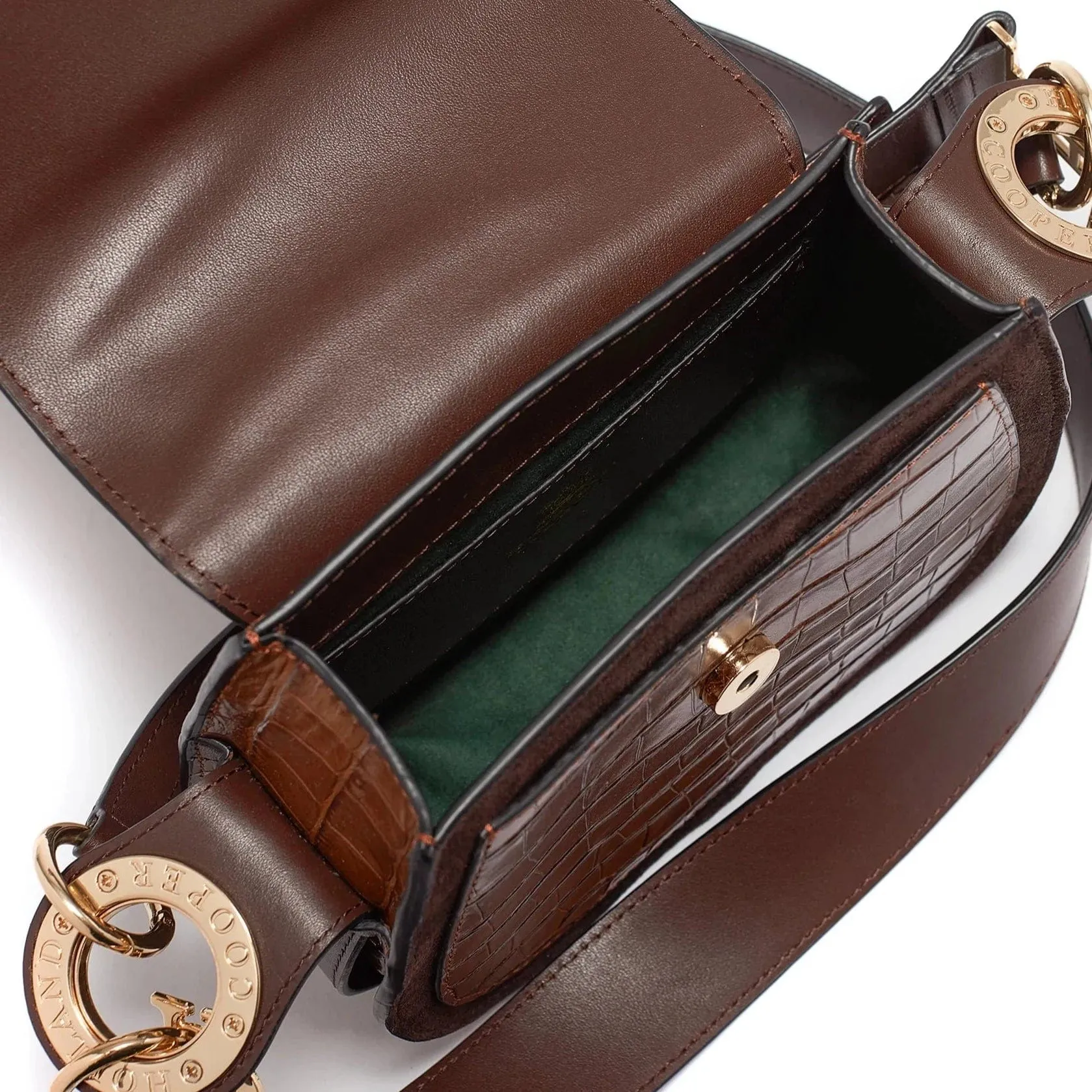 Holland Cooper Chelsea Saddle Bag in Tan