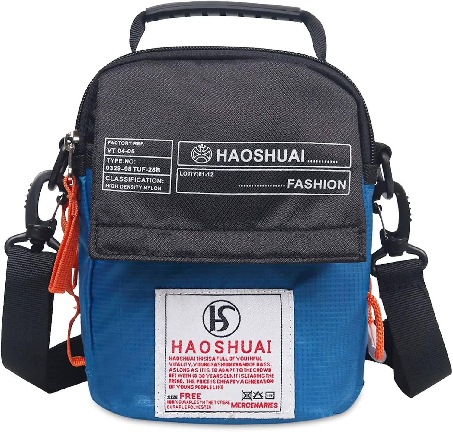 JAKAGO Universal Small Messenger Bag for Outdoor Activities Multi Purpose Cross Body Pouch for Daily Use