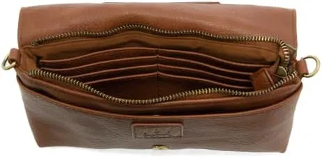 Joy Susan Womens Fashion Purse Everly Organizer Flap Crossbody