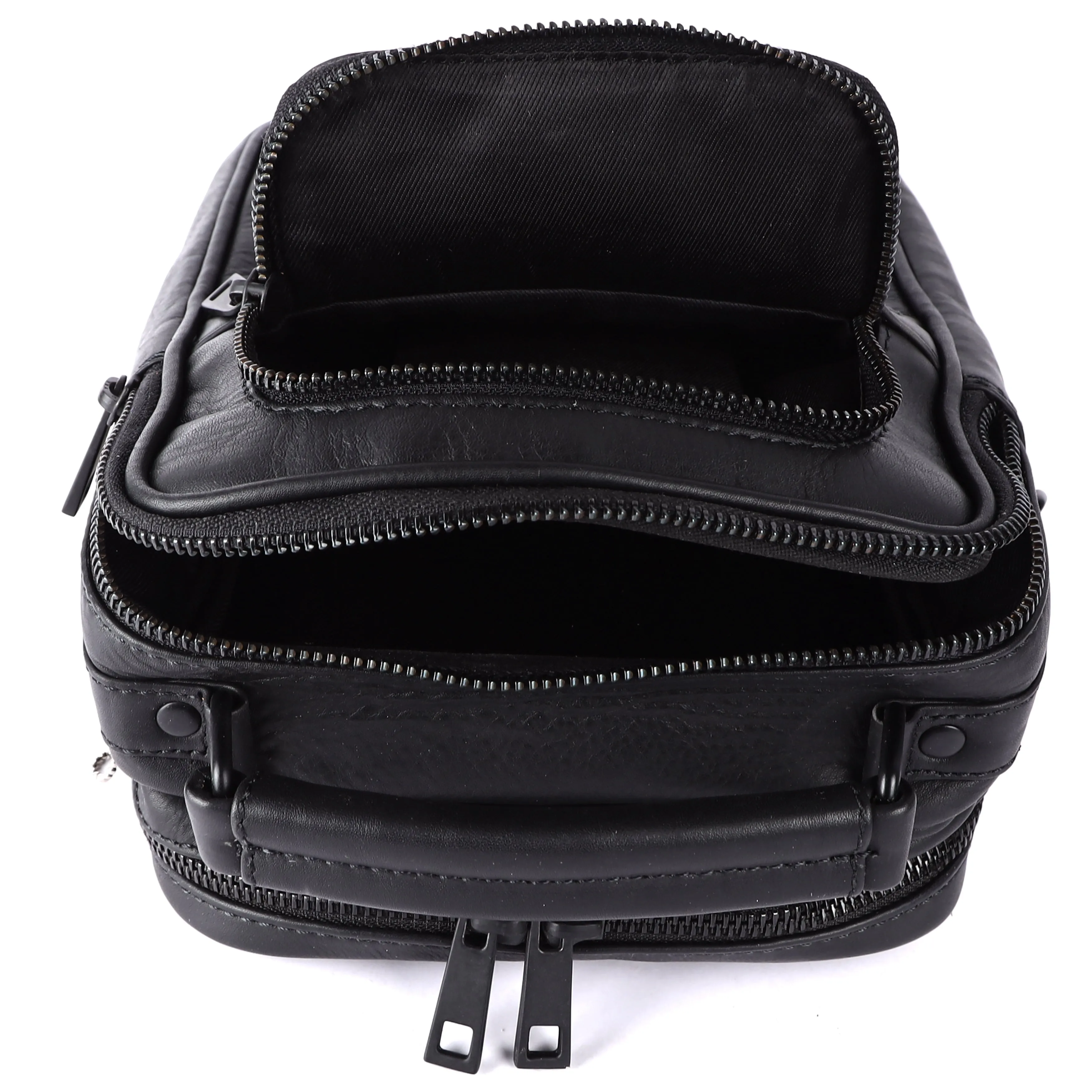 Kani Leather Crossbody Messenger Bag #2290B