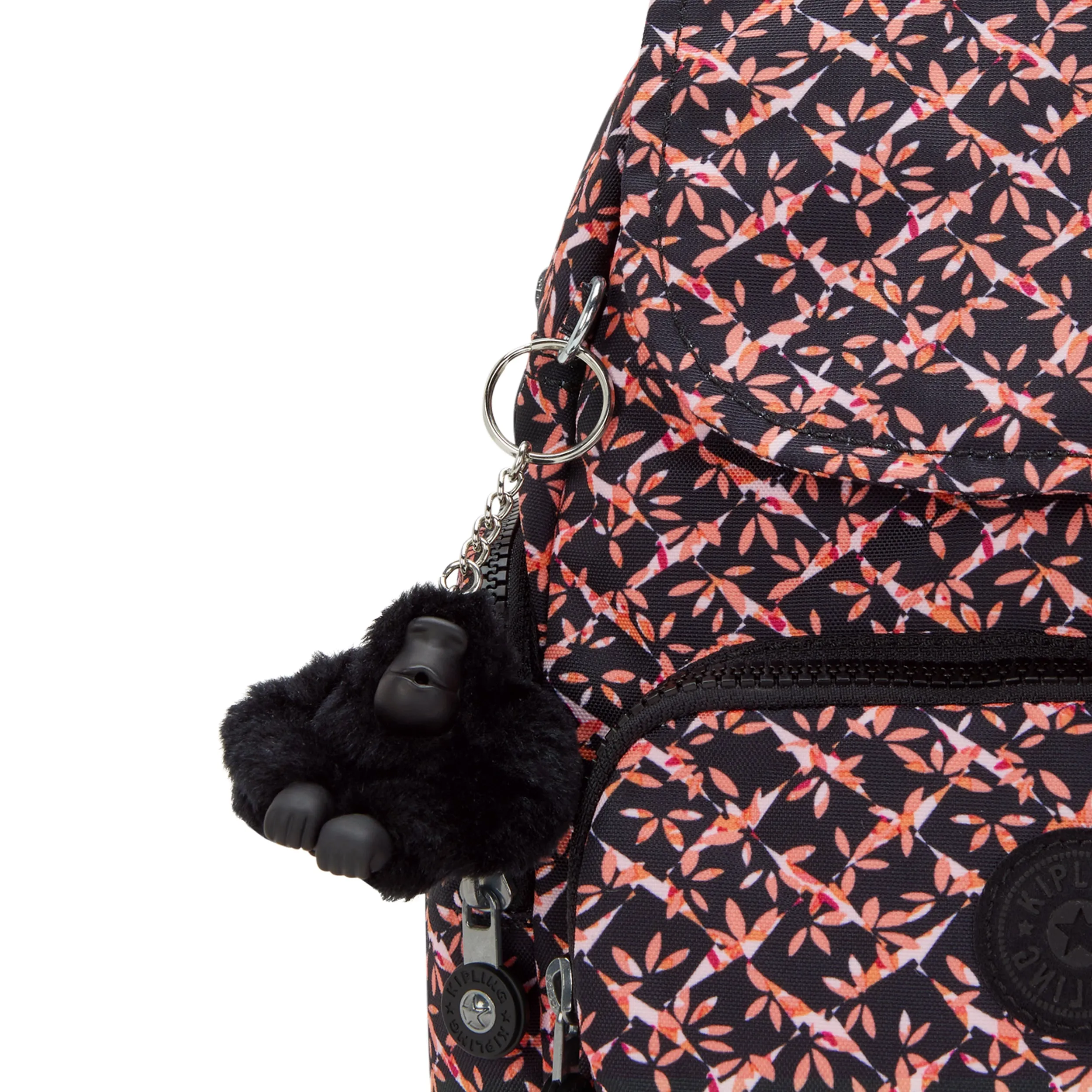 Kipling City Zip Mini Dancing Bouquet Small Backpack I3735-46X