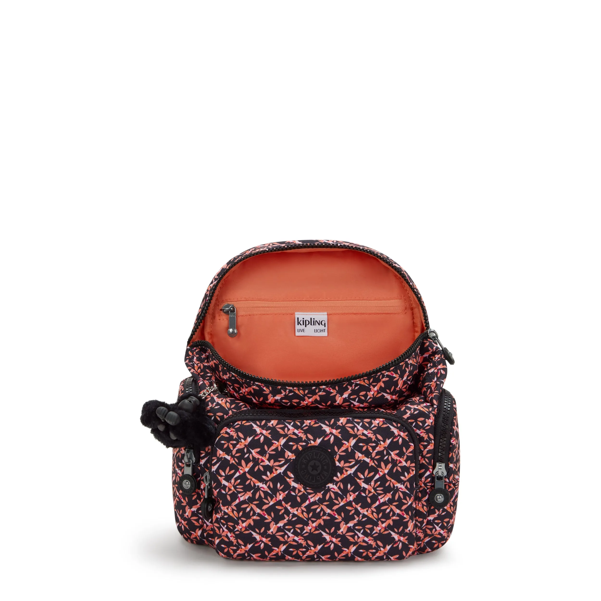 Kipling City Zip Mini Dancing Bouquet Small Backpack I3735-46X