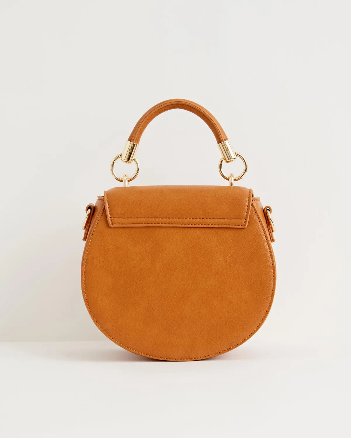 Liberty Saddle bag Tan Vegan Leather