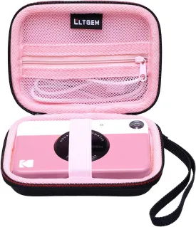 LTGEM Case Compatible with KODAK Printomatic/KODAK EKTAR H35 / KODAK Step Full-Color Instant Print Digital Camera, Pink(Case Only)