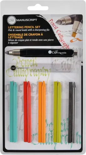 Manuscript Pen Manuscript Callicreative Lettering Pencil Set 12/Pkg-Assorted Colors