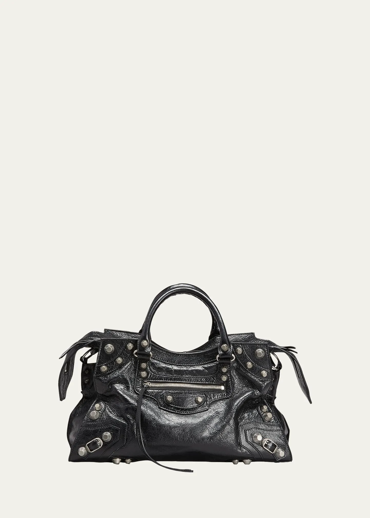 Neo Cagole City Lambskin Leather Tote Bag
