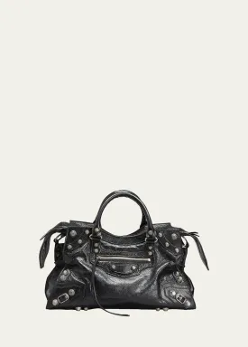 Neo Cagole City Lambskin Leather Tote Bag