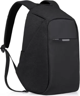 oscaurt Anti Theft Backpack 15.6 Inch Laptop Travel Backpack with Hidden Zipper and USB Charging Port Waterproof Business Computer Bag for Men & Women