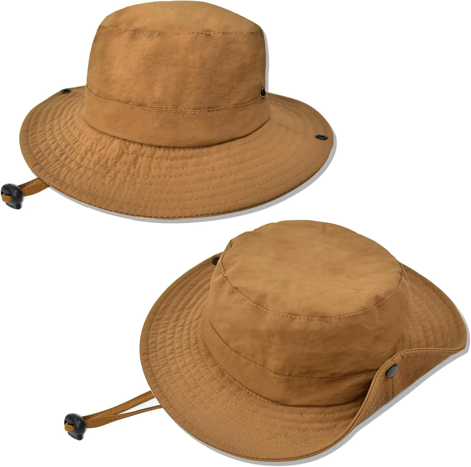 Outdoor Kids Sun Hat UPF 50  Quick Dry Foldable Bucket Hat Lightweight Adjustable Fishing Safari Hat for Girls and Boys
