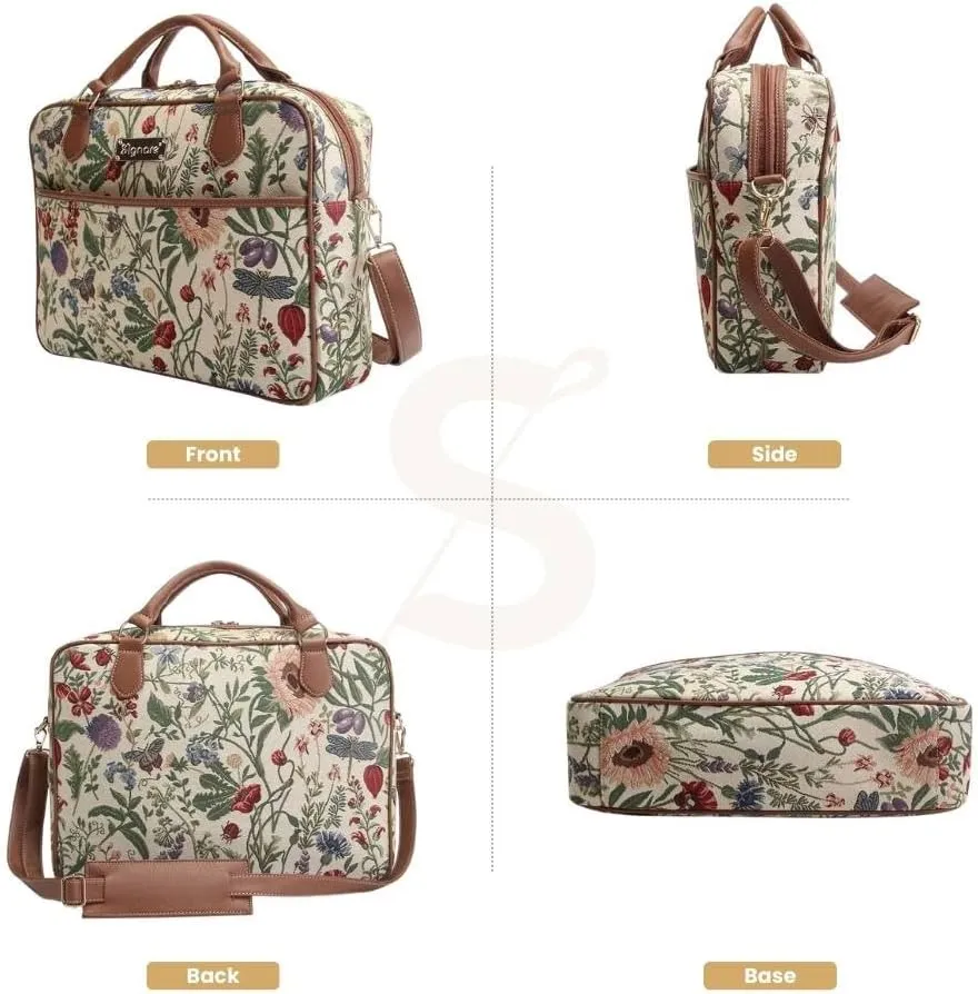 Signare Tapestry Laptop bag Computer Messenger bag Briefcase for Women