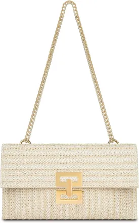 Straw Clutch Purse for Women Designer Evening Handbag Summer Beach Shoulder Crossbody Bag