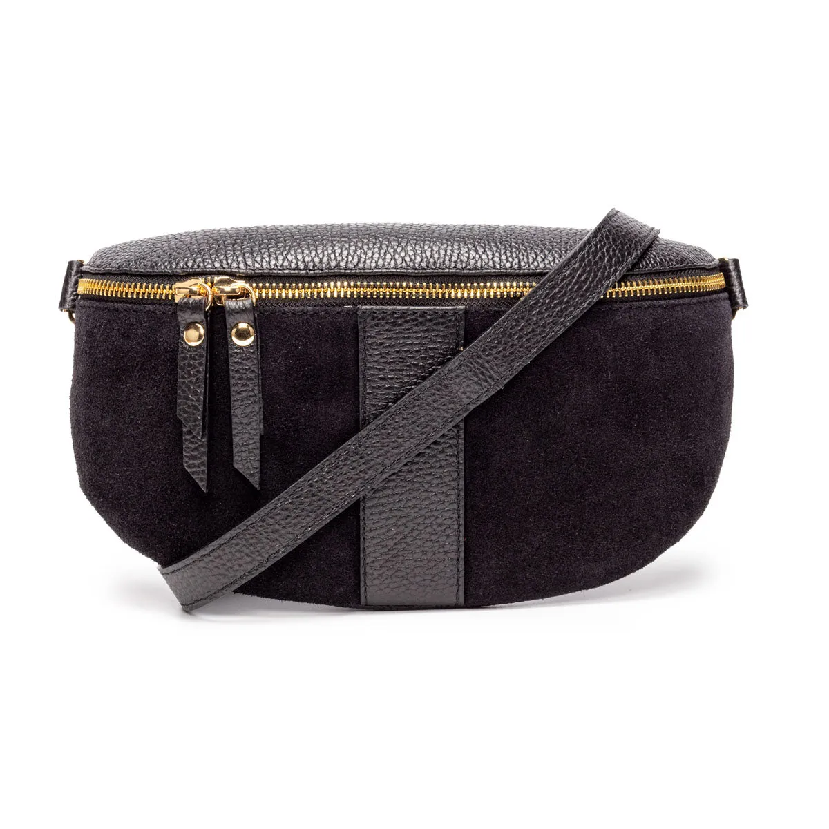 Suede Sling Bag Black