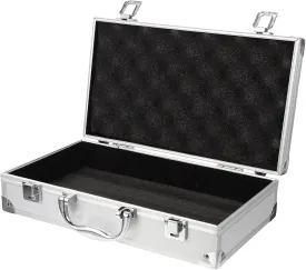 Toyvian Aluminum Briefcase Hard Case with DIY Customizable Foam Insert for Test Instruments Cameras Tools Parts and Accessories Equipment Supplies Makeup Tools
