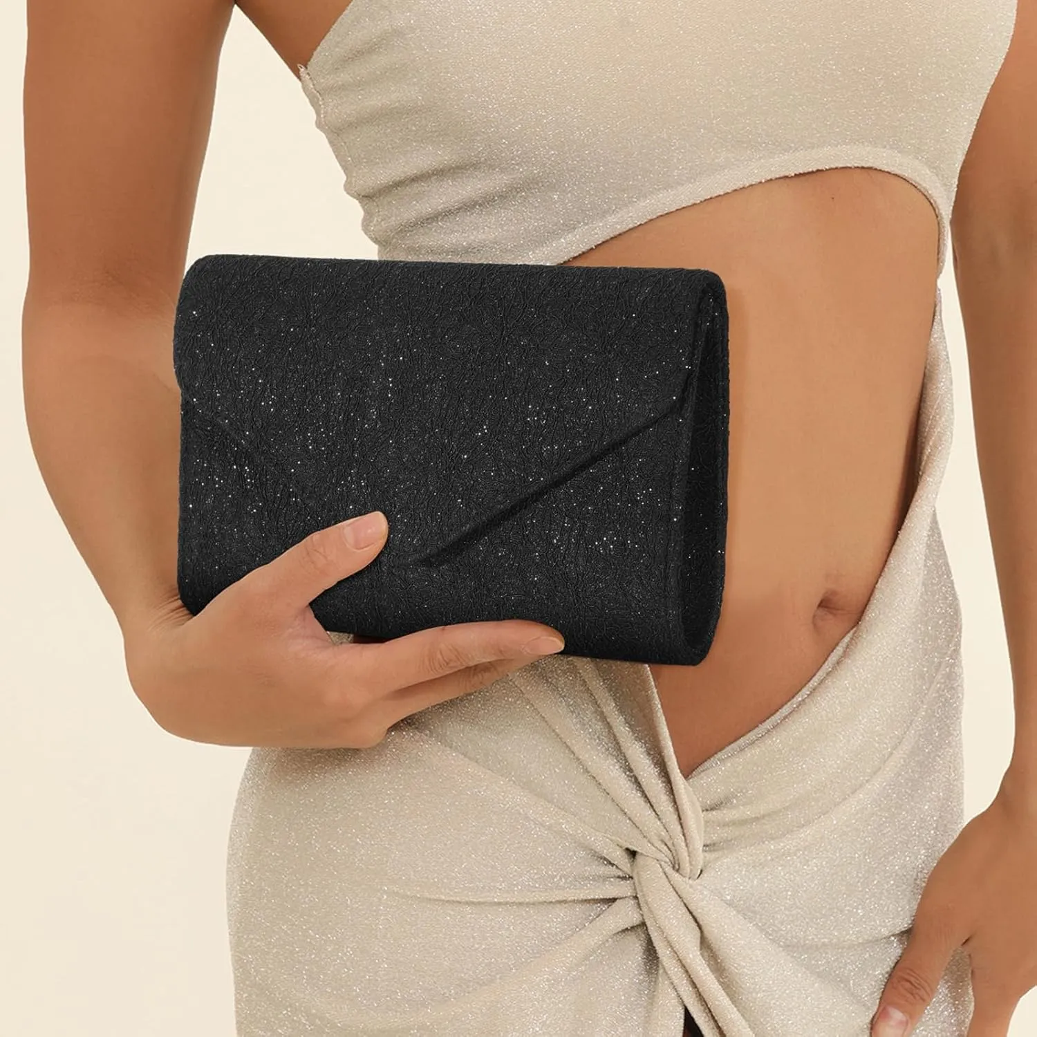UBORSE Evening Bag Lace Clutch Purse for Women Formal Elegant Envelope Wedding Party Cocktail Crossbody Shoulder Bag