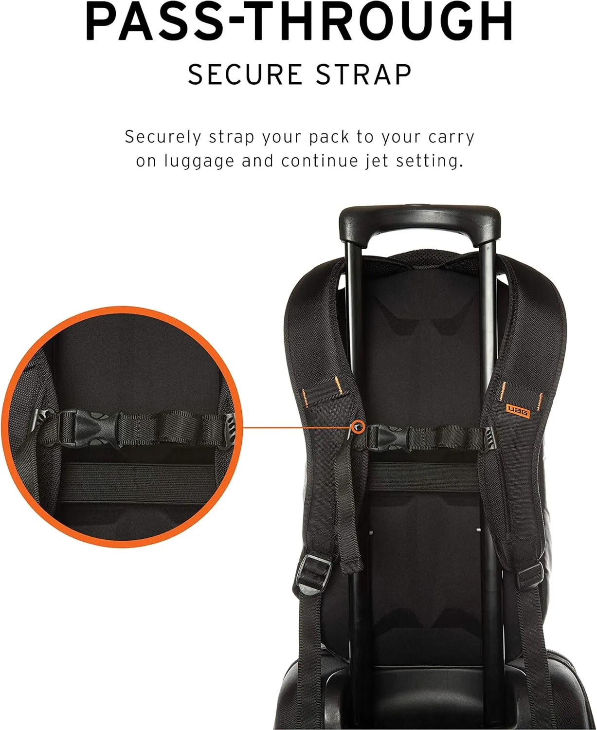 URBAN ARMOR GEAR UAG 18-Liter Backpack Lightweight Tough Weather Resistant Padded Laptop Backpack, fits up to 13-inch, Standard Issue Black