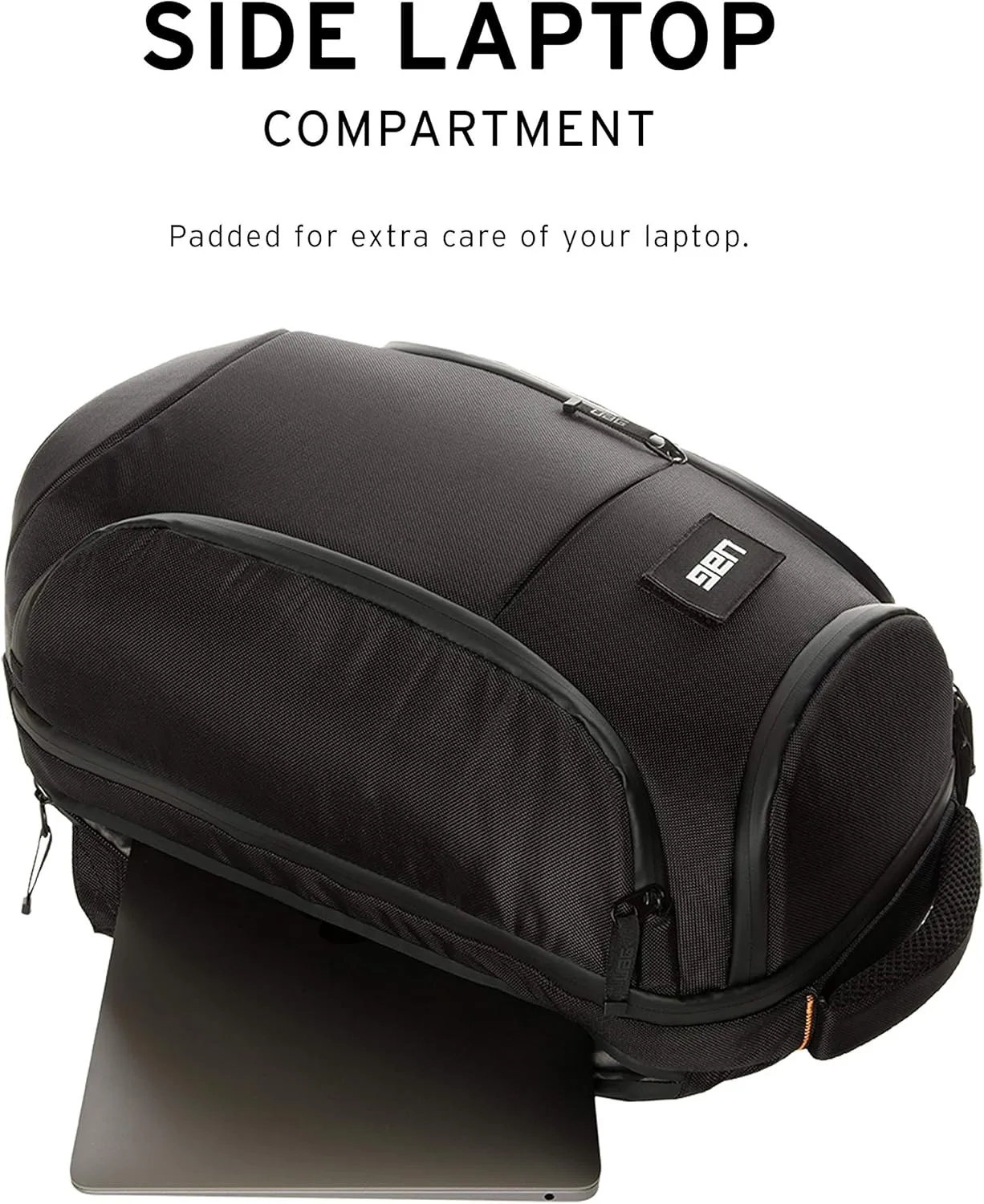 URBAN ARMOR GEAR UAG 18-Liter Backpack Lightweight Tough Weather Resistant Padded Laptop Backpack, fits up to 13-inch, Standard Issue Black