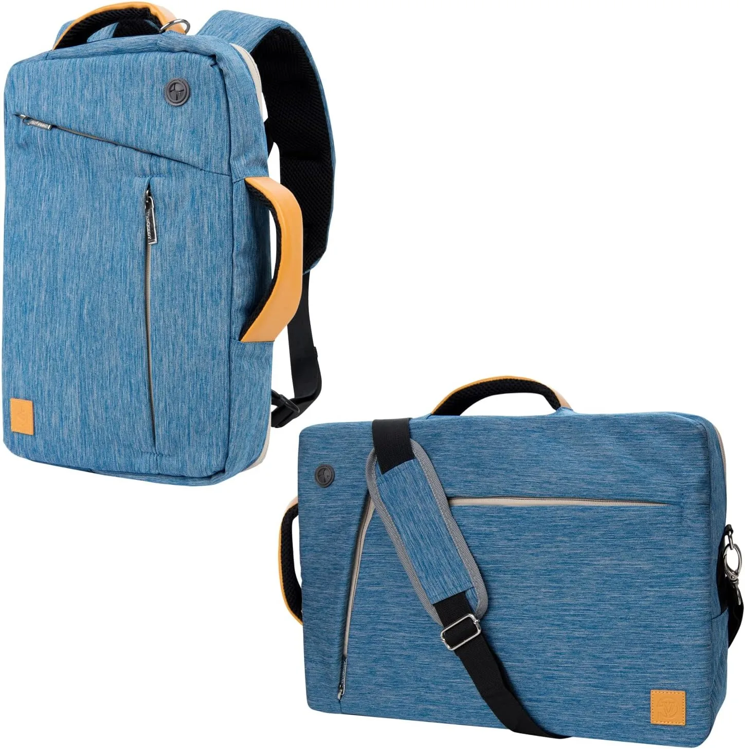 Vangoddy Slate 3-in-1 Universal 13.3 13-inch Covertible Laptop Messenger Shoulder Bag (Blue)