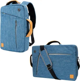 Vangoddy Slate 3-in-1 Universal 13.3 13-inch Covertible Laptop Messenger Shoulder Bag (Blue)