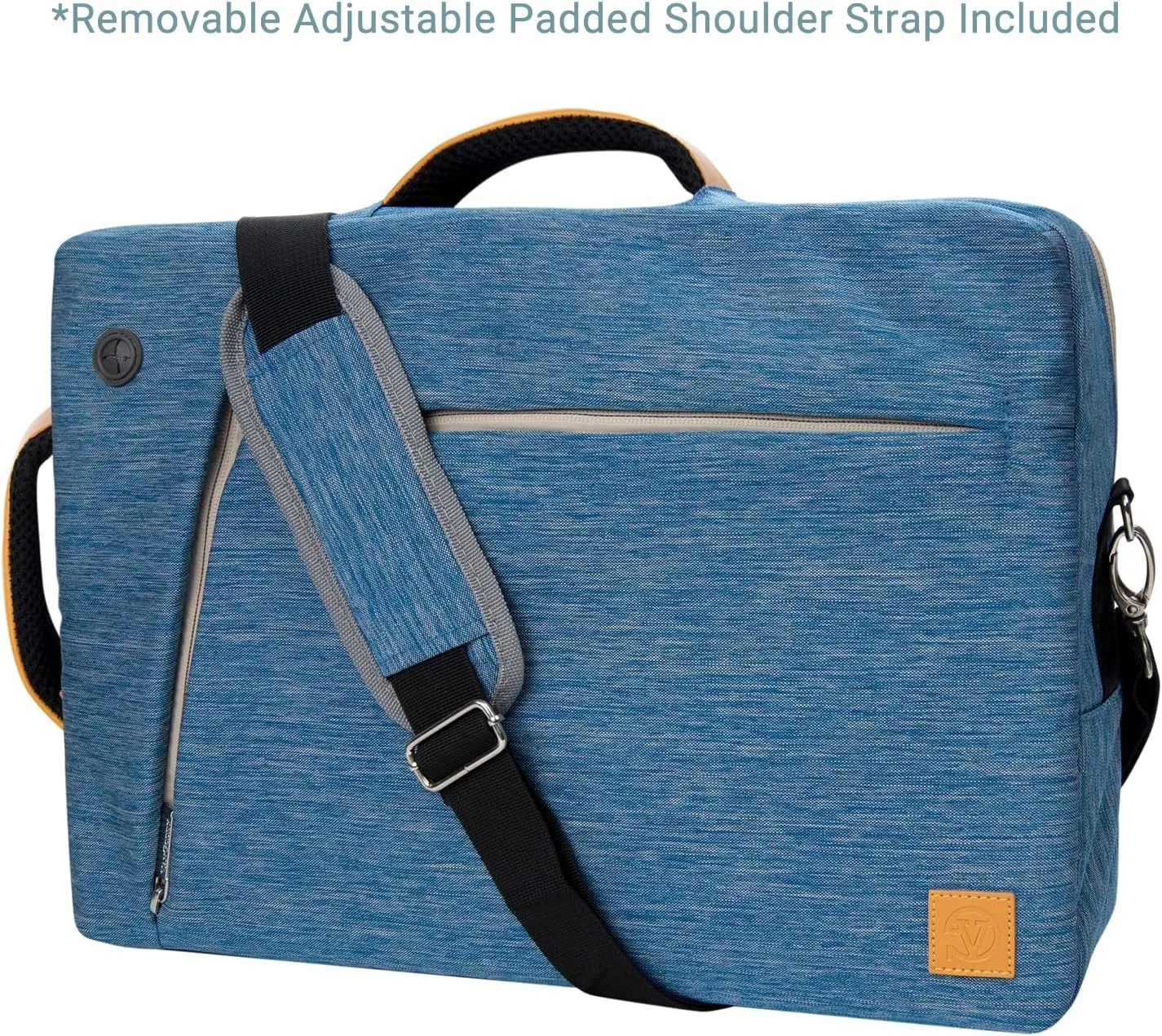 Vangoddy Slate 3-in-1 Universal 13.3 13-inch Covertible Laptop Messenger Shoulder Bag (Blue)